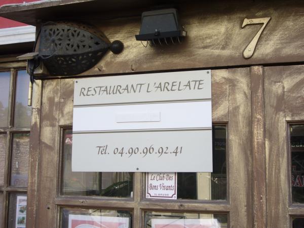 Cedule Restaurant L'Arelate